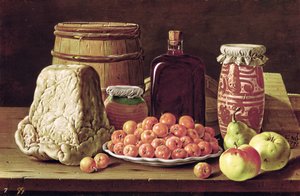 Still Life with Fruit and Cheese